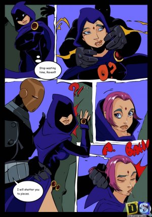 Raven Vs Slade- Teen Titans- Drawn Sex - Page 7