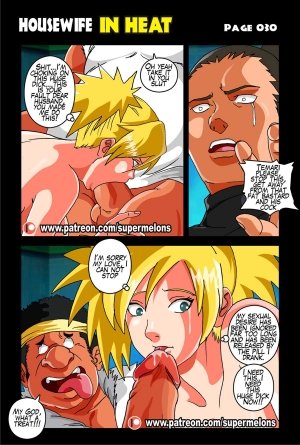 Housewife In Heat- Super Melons (Naruto) - Page 32