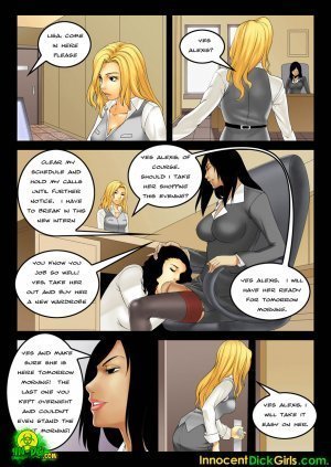 College Intern- Innocent Dickgirls - Page 9