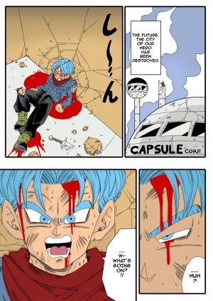 BLACK DEFEATS THE HERO OF THE FUTURE! THE SACRIFICE OF THE FAITHFUL BRIDE![Colorized] - Page 2