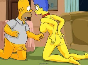 Marge Simpson Does Anal - Page 4