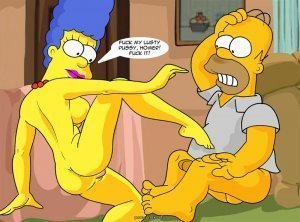 Marge Simpson Does Anal - blowjob porn comics | Eggporncomics
