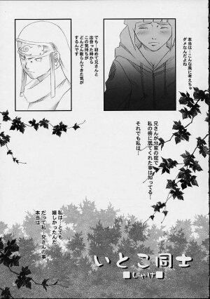 (C67) [Shikisokuzekuu (Shake, Kuma)] Honey Bunny (Naruto) - Page 3