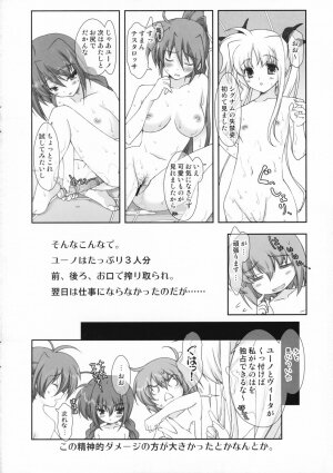 (SC36) [Renai Mangaka (Naruse Hirofumi)] Lyrical Magical Motto Vita Ganbaru (Mahou Shoujo Lyrical Nanoha) - Page 16