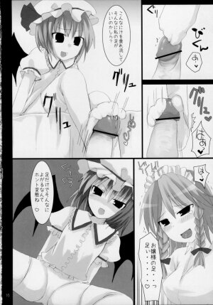 (Shikei wa Iyadakara na) [Kujira Logic, TOYBOX (Kujiran, Kurikara)] Gensou-kyou Chichi Zukan - Kurenai (Touhou Project) - Page 15