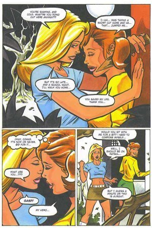 300px x 449px - Teens at Play- Summer Special,Rebecca - lesbian porn comics ...