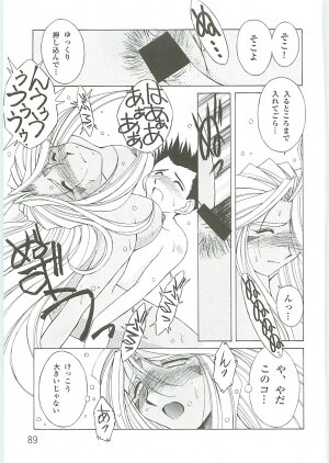 (C69) [CIRCLE OUTER WORLD (Chiba Shuusaku)] Ah! Megami-sama ga Soushuuhen 4 (Oh! My Goddess | Ah! Megami-sama) - Page 87