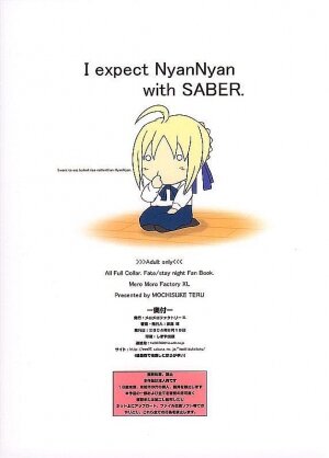 (SC25) [MeroMeroFactory XL (Mochisuke Teru)] I Expect NyanNyan with Saber!! (Fate/stay night) - Page 14