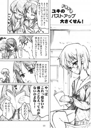 [TTT (Miharu)] Yukinko no Fetishism Ron (Suzumiya Haruhi no Yuuutsu) - Page 3