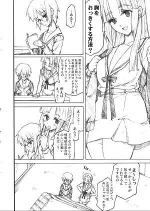 [TTT (Miharu)] Yukinko no Fetishism Ron (Suzumiya Haruhi no Yuuutsu) - Page 4