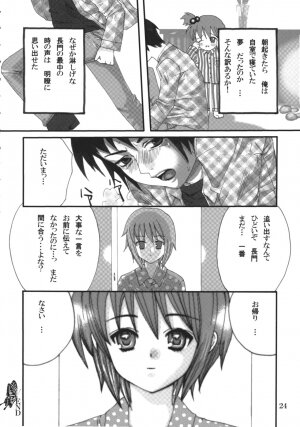 (C71) [MeltDowner (Nanase Meruchi)] Vanishing Love (Suzumiya Haruhi no Yuuutsu) - Page 23