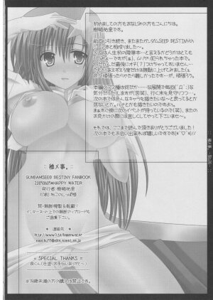 (Mimiket 12) [HAPPY WATER (Kizaki Yuuri)] Himegoto. (Gundam SEED Destiny) - Page 25