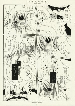 (Mimiket 17) [CHRONOLOG (Sakurazawa Izumi)] Koneko no Kimochi, Maigo no Kimochi. (Gintama) - Page 14