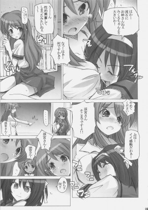 (C70) [Poyopacho (UmiUshi)] Poyopacho DESHO (The Melancholy of Haruhi Suzumiya) - Page 8