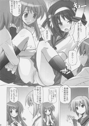 (C70) [Poyopacho (UmiUshi)] Poyopacho DESHO (The Melancholy of Haruhi Suzumiya) - Page 9