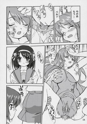 (C70) [Takotsuboya (TK)] Suzumiya Haruhi no Fukujyu (The Melancholy of Haruhi Suzumiya) - Page 23