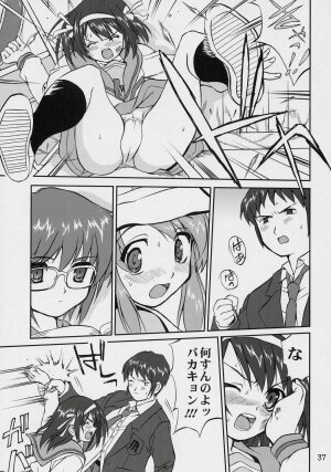 (C70) [Takotsuboya (TK)] Suzumiya Haruhi no Fukujyu (The Melancholy of Haruhi Suzumiya) - Page 36