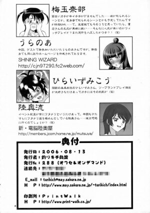 (C70) [Turikich Doumei (Various)] Utsu Ecchi! Blade Yatsu (Witchblade) - Page 3
