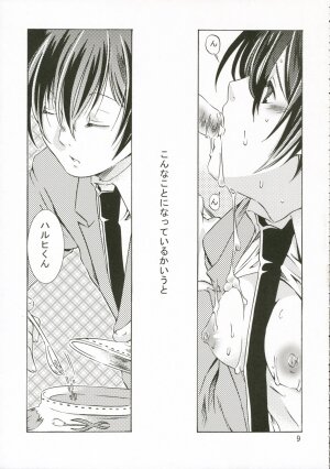 (C70) [Ichinichi Sanjou (Jinguu Kozue)] Ohimesama wa Muku na Yuugi ni Mi o Yudaneru (Ouran High School Host Club) - Page 8