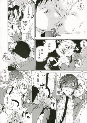 (C70) [Ichinichi Sanjou (Jinguu Kozue)] Ohimesama wa Muku na Yuugi ni Mi o Yudaneru (Ouran High School Host Club) - Page 19