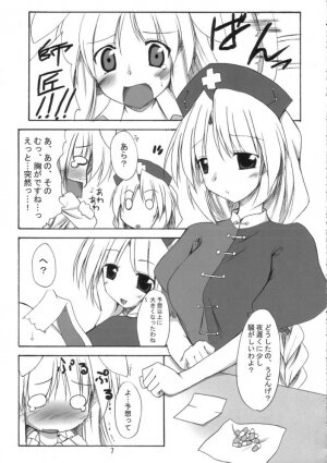 (SC33) [Yuugen Jikkou (Gonzaburo-)] Mousou Tsukinousagi (Touhou Project) - Page 6