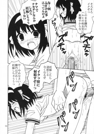 (C70) [St. Rio (Kitty)] Suzumiya Haruhi no Inbou 1 (The Melancholy of Haruhi Suzumiya) - Page 15