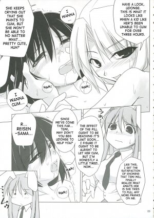 (C71) [Toybox (Jacky, Kurikara)] Inaba Box 5 (Touhou Project) [English] {SaHa} - Page 8