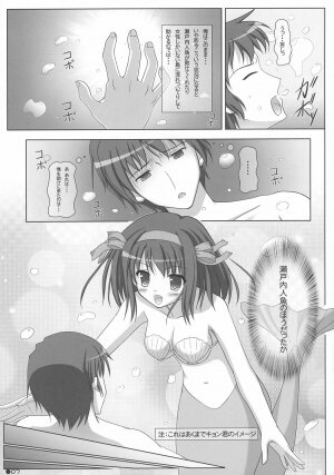 (C72) [Turning Point (Uehiro)] Harukyon no Ecchi Hon 4 (The Melancholy of Haruhi Suzumiya) - Page 6