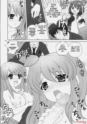 (COMIC1) [SimaSima System (Nagisawa You)] Suzumiya Haruhi no Daikenkyuu! (The Melancholy of Haruhi Suzumiya) [English] [FAKKU] - Page 6