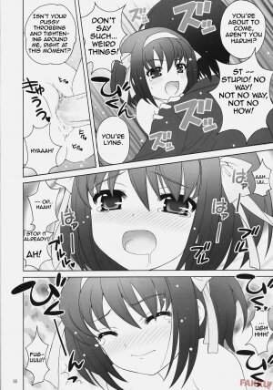 (COMIC1) [SimaSima System (Nagisawa You)] Suzumiya Haruhi no Daikenkyuu! (The Melancholy of Haruhi Suzumiya) [English] [FAKKU] - Page 16