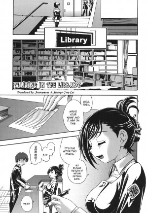 [Fukudahda] Toshoshitsu de Matteru | Waiting in the Library (Koi ni Ochiyou) [English] [Anonymous & Strange Grey Cat] - Page 1
