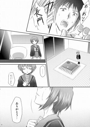 (C71) [U.R.C (MOMOYA SHOW-NEKO)] Nagato Yuki wa Usagi to Kame no Yume o Miru ka? (The Melancholy of Haruhi Suzumiya) - Page 23