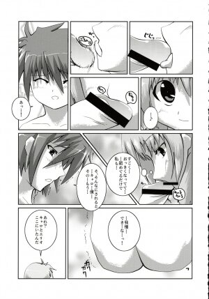 (SC37) [SDM (RX)] Caro ga Erio o Semeru Hon Fate-san mo iru yo (Mahou Shoujo Lyrical Nanoha StrikerS) - Page 6