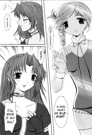 (CR33) [Precious HEART (Yamasaki Atsushi)] No way you can stop me. (Kiddy Grade) [English] - Page 7