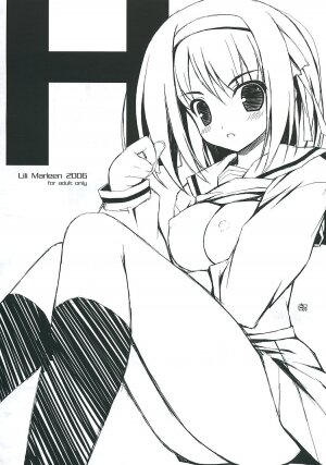 (C70) [Lili Marleen (Kinohara Hikaru)] H (Suzumiya Haruhi no Yuuutsu)