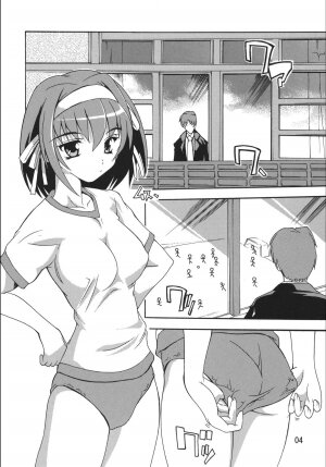 (Noiji Maniacs) [Studio Q (Natsuka Q-Ya)] Suzumiya Haruhi no Fukushuu (The Melancholy of Haruhi Suzumiya) - Page 4