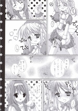 (C69) [Houkaiseki. (Ouse Aya)] veryberry Strawberry (Suzumiya Haruhi no Yuuutsu) - Page 9