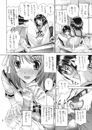 (C70) [Countack (Kojiki Ohji, Shimao Kazu)] Fushigi Shoujo ~Mysterious Girl~ (The Melancholy of Haruhi Suzumiya) - Page 7