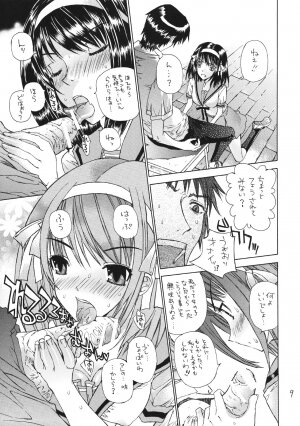 (C70) [Countack (Kojiki Ohji, Shimao Kazu)] Fushigi Shoujo ~Mysterious Girl~ (The Melancholy of Haruhi Suzumiya) - Page 8