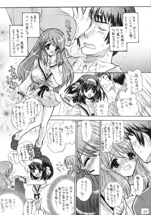 (C70) [Countack (Kojiki Ohji, Shimao Kazu)] Fushigi Shoujo ~Mysterious Girl~ (The Melancholy of Haruhi Suzumiya) - Page 19