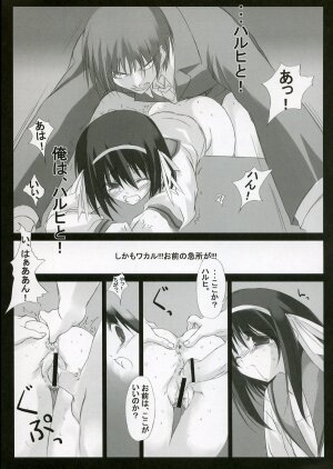 (C70) [Tennenseki, Tsukinon Bunko (Tsukinon)] Suzumiya Haruhi no Mousou (The Melancholy of Haruhi Suzumiya) - Page 16