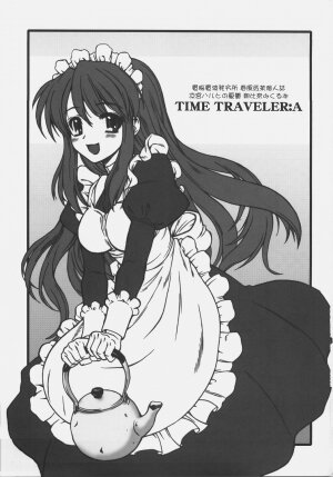 [Dennou Denpa Hatsureisho (Harukaze Koucha)] TIME TRAVELER:A (The Melancholy of Haruhi Suzumiya) - Page 2