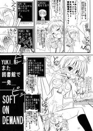 (C70) [Jipohou] Kyuukyoku Choujin Ha~ruhi (The Melancholy of Haruhi Suzumiya) - Page 37