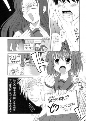 (C70) [Jipohou] Kyuukyoku Choujin Ha~ruhi (The Melancholy of Haruhi Suzumiya) - Page 51