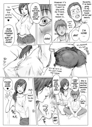 [REDLIGHT] Tomodachi no Haha o Okasu! ~Mou Gaman Dekinai~ | Raping My Friends Mom [English] [Kanon] - Page 4
