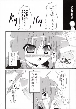 (C72) [Tonarinoyama (Yokoyama Kouji)] Yami yori Kurai Doukoku no A capella to Bara yori Akai Jounetsu no Aria (Mahou Shoujo Lyrical Nanoha) - Page 11