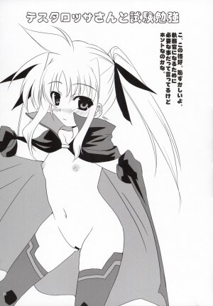 (C72) [Tonarinoyama (Yokoyama Kouji)] Yami yori Kurai Doukoku no A capella to Bara yori Akai Jounetsu no Aria (Mahou Shoujo Lyrical Nanoha) - Page 19