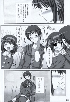 (C73) [Turning Point (Uehiro)] Harukyon no Ecchi Hon 6 (The Melancholy of Haruhi Suzumiya) - Page 7