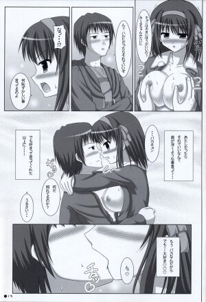 (C73) [Turning Point (Uehiro)] Harukyon no Ecchi Hon 6 (The Melancholy of Haruhi Suzumiya) - Page 12