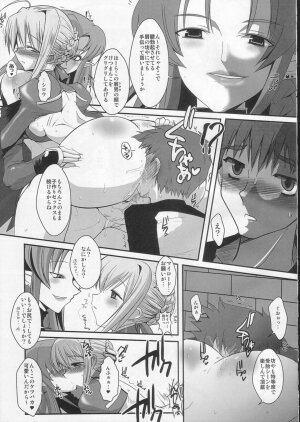 (C73) [YOMOTHUHIRASAKA, Heart's Nest (bbsacon, hato)] Kishiou Kougyaku Seido Extra (Fate/stay night) - Page 12